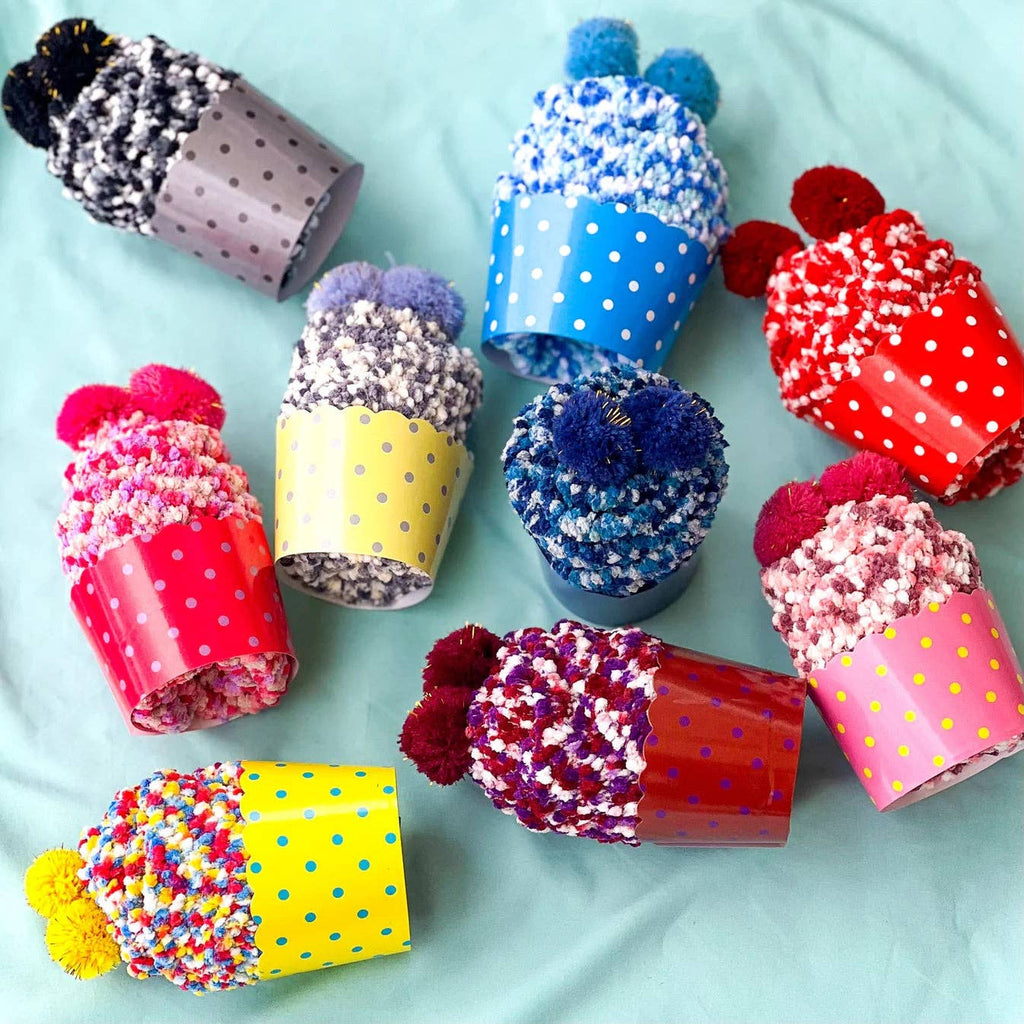 Cupcake Socks -  Handcrafted Cozy Cute Soft Everyday Gift