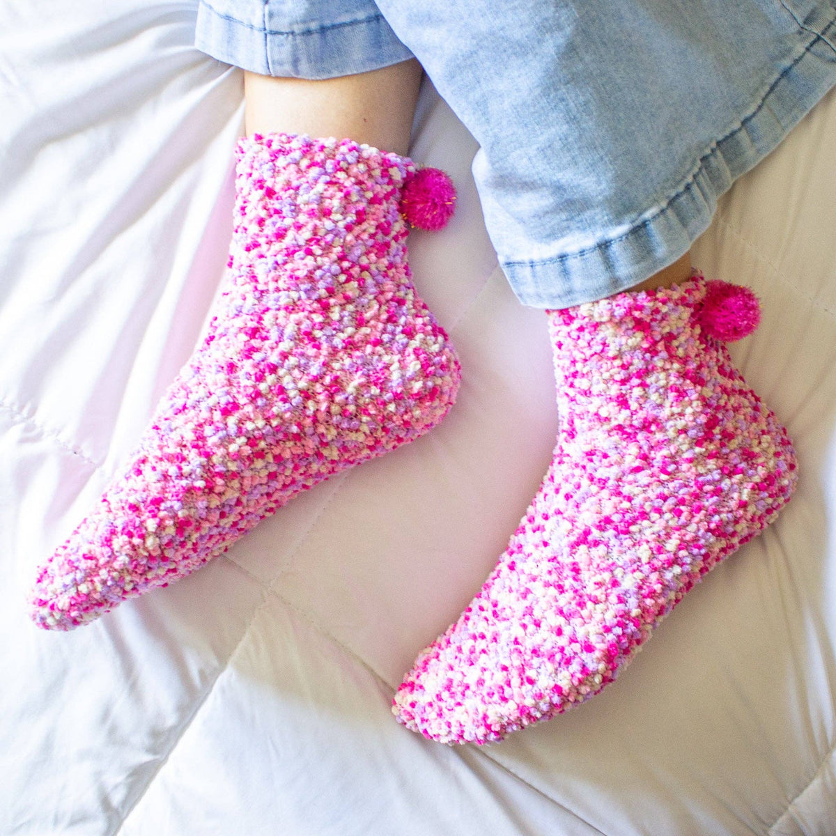 Cupcake Socks -  Handcrafted Cozy Cute Soft Everyday Gift