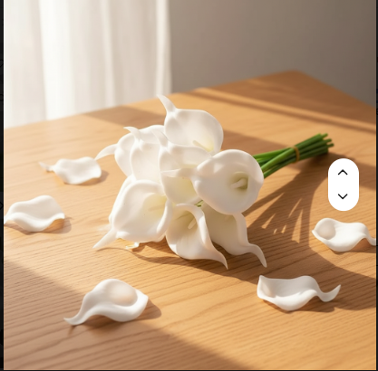Real Touch Calla Lily Flowers for Decoration