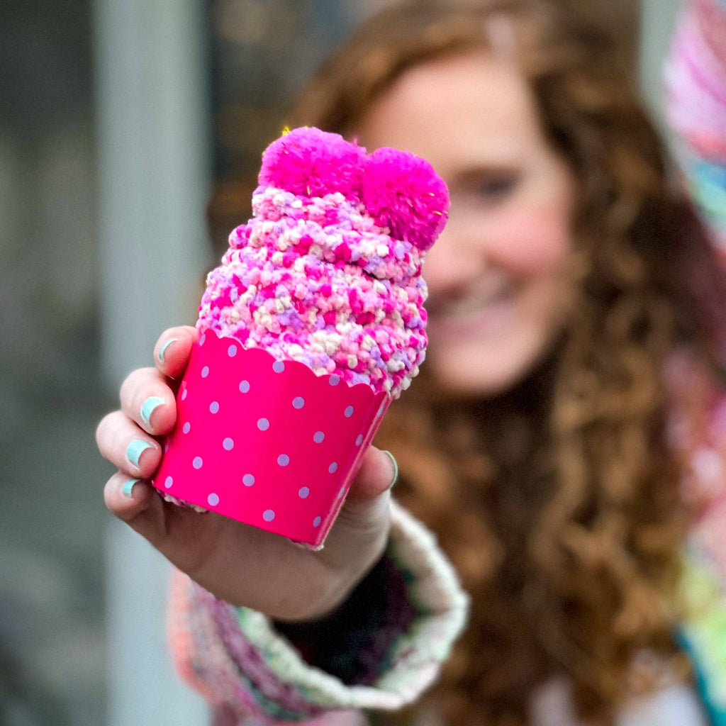 Cupcake Socks -  Handcrafted Cozy Cute Soft Everyday Gift